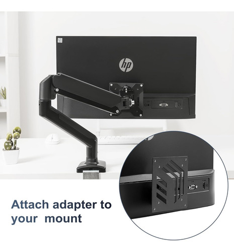 Wall Mount Vesa Adapter Bracket Compatible With Hp M Seri...