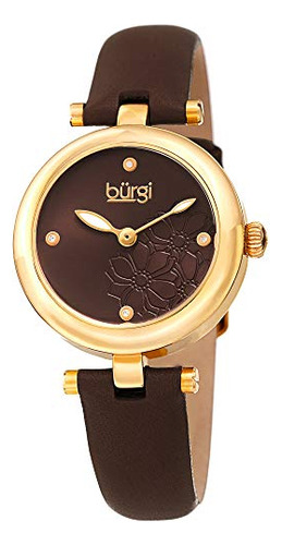 Burgi Mujeres Bur197br Diamantes De La Flo B07732ff6d_200324