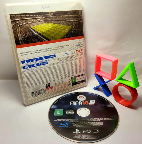 Fifa 18 Ps3 Original Mídia Física Perfeito Estado Completo (Usado)
