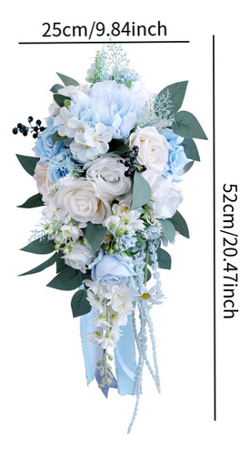 Para Ramo De Boda, Flores Artificiales Rosas, Decoración,
