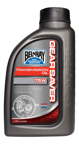 Aceite Transmision Bel Ray Gear Saver 75w 1l Embr. Humedo C