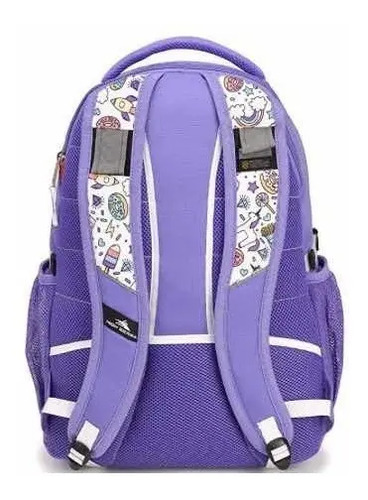 Mochila High Sierra Color Morado Estampado | Meses sin intereses