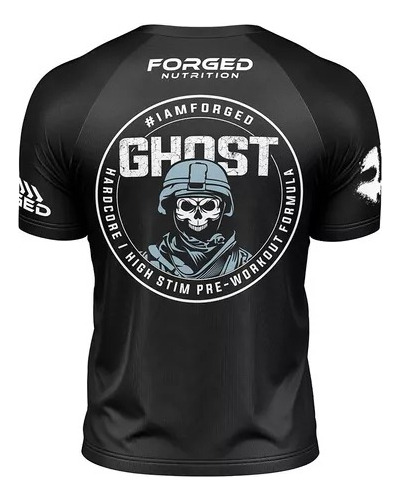 4x Camisetas Ghost Treino - Forged Nutrition