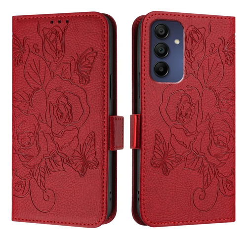 Funda De Rosas Con Estampado Para Samsung Galaxy A16/a54/a24
