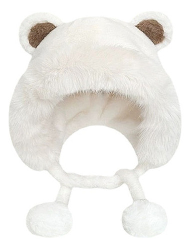 Sombrero De Mujer De Moda Con Orejas De Oso De Peluche Y Muj