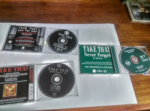 3 Cds Single -take That. Ljp (Usado)