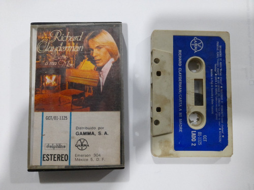 Cassette Richard Clayderman Carta A Mi Madr Formato Cassette