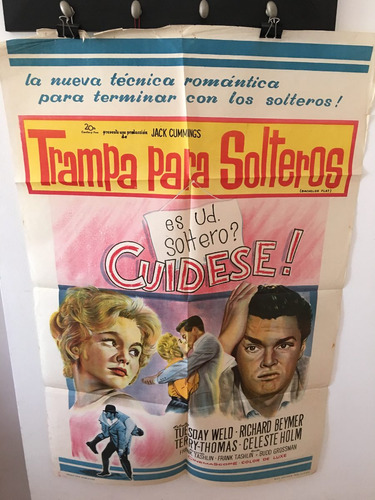 Afiche De Cine Original - Trampa Para Solteros