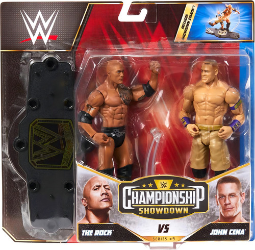 Figuras Wwe John Cena Vs The Rock Showdown