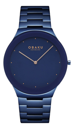 Reloj Obaku Moda Modelo: V290gxllsl Correa Azul