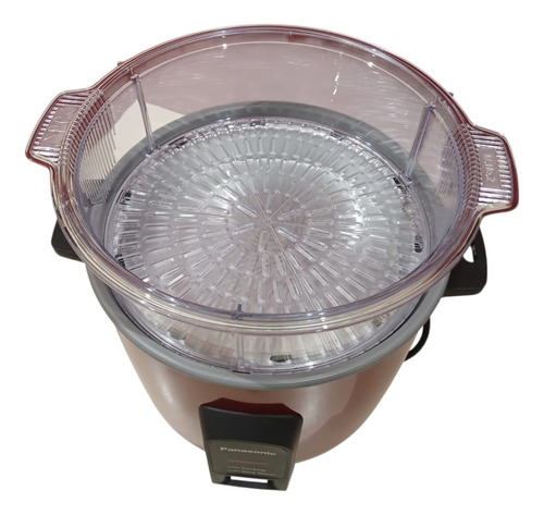 Olla Arrocera Panasonic 2.2l Sr-y22fgj Roja Con Vaporera Bordó 50/60 Hz