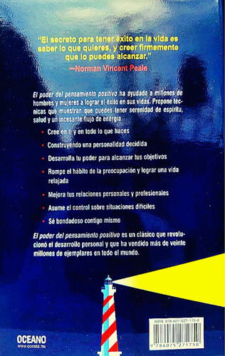 El Poder Del Pensamiento Positivo, De Norman Vincent Peale