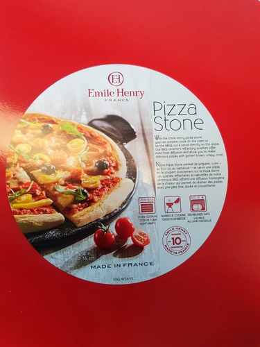 Imagen 2 de 9 de Piedra Pizzera Grande Emily Henry Para Kamado B10
