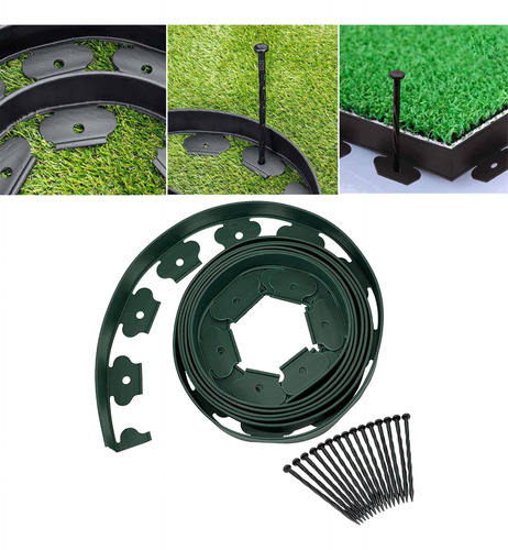 Kit De Bordes De Paisaje De Jardín De 5 Metros Con Púas De