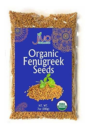 Las Semillas De Fenogreco Jiva Usda Organic Whole Methi 7 On