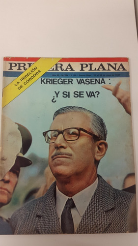 Revista Primera Plana N° 334 Mayo 1969 Krieger Vasena