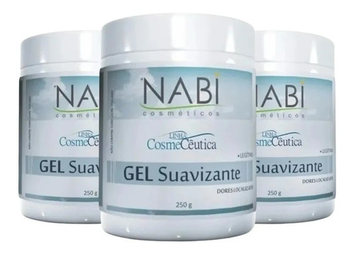 3unid Gel Dor Localizada Nabi Suavizante 250g Envio Imediato