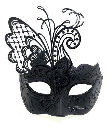 Antifaz Veneciano Chic 18 X 17 Cm Cotillón Disfraz Máscara