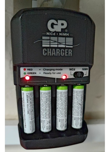 Cargador Gp Gpkb34p - Baterías Recargables Aa/aaa Nicd/nimh