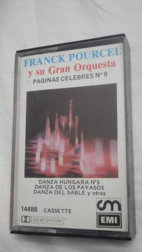 Cassette - Franck Pourcel - Páginas Célebres 9 - 1976