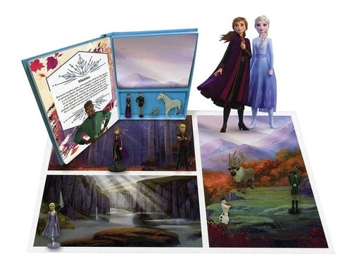 Libro De Cuentos Con Figuras De Frozen Ii Sicoben       