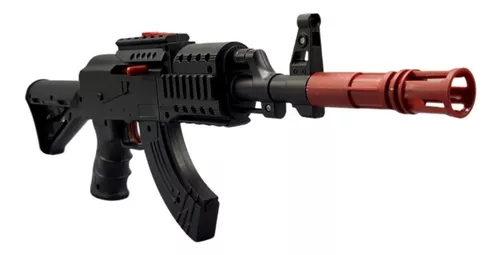 Arma Brinquedo Fuzil Power Lança Dardo Bolinha Gel Preta 43cM Com Alvo, Magalu Empresas
