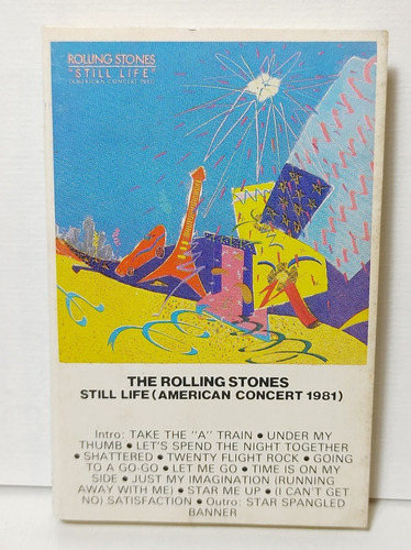 The Rolling Stones Still Like American Concert 1981 Casete