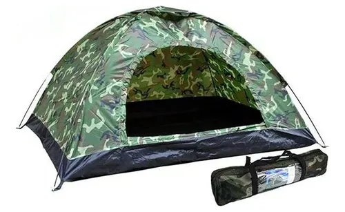 comprar Carpa Tienda  Camping Para 4 Personas Impermeable Montaña*