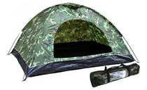 Comprar Carpa Tienda  Camping Para 4 Personas Impermeable Montaña*