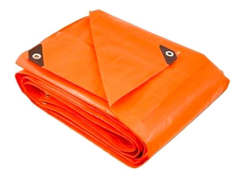 Lona Impermeable Goldex Super Reforzada Naranja 4 X 3 Mts