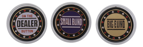 // 1 Dealer 1 Small Blind 1 Big Blind Poker Conjunto De