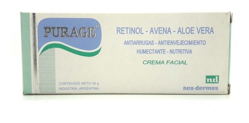 Neo-dermos Purage Crema Facial Antienvejecimient Arrugas 40g