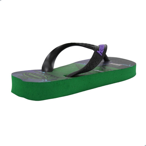 Chinelo Meninos Havaianas Marvel Personagens Hulk Verde