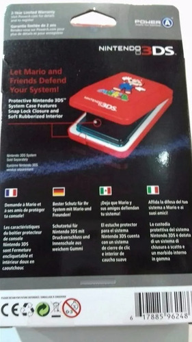 Estuche Vault Super Mario Para 3ds