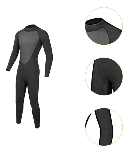 Traje De Neopreno De 3 Mm Para Hombre, Traje De Neopreno De