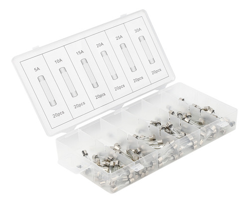 Surtido De Vidrio, 120 Piezas, Kits Surtidos De Tubos Fast B