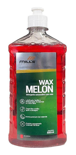 Shampoo Lava Auto Com Cera Wax Melon 500 Ml Mills