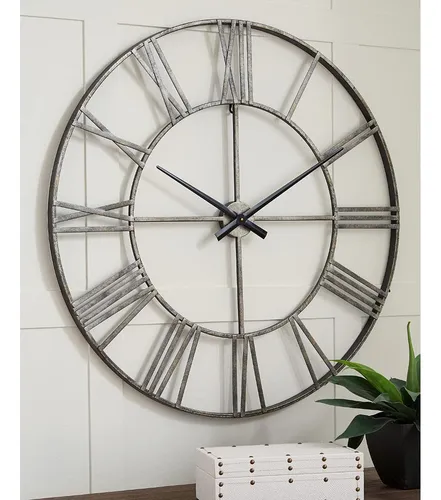 Ashley Paquita - Reloj De Pared Con Nmeros Romanos, Color Pl