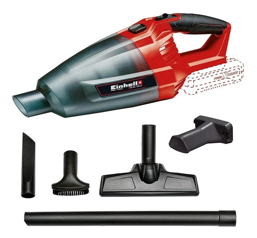 Imagen 2 de 2 de Aspiradora inalámbrica Einhell Power X-Change TE-VC 18 Li - Solo 0.54L roja y negra