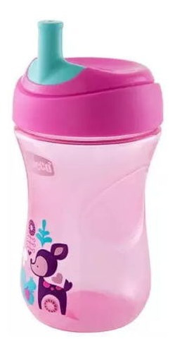 Vaso Entrenador Advanced Antiderrames Chicco Niña 12m+ 9oz