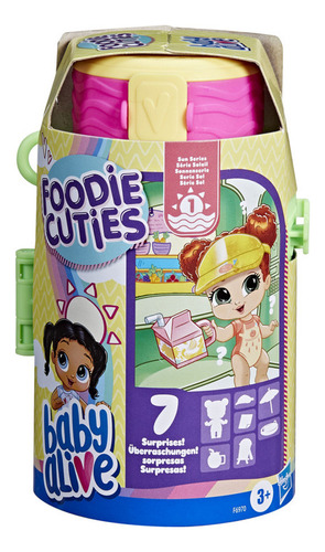 Baby Alive Foodie Cuties Garrafa C/ 7 Surpresas F6970 Hasbro