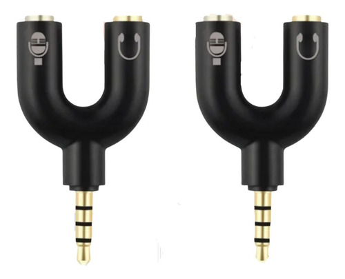 Adaptador D Audio X2 Unid 3.5mm Para Auriculares Y Micrófono