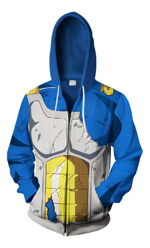 Sudadera Con Cremallera Dragon Ball Cosplay Para Jóvenes