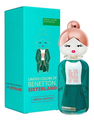 Benetton Sisterland Green Jasmine Edt 80 ml Perfume Original