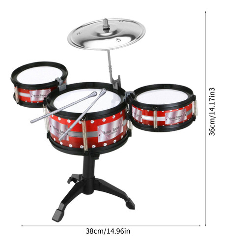 Batería Educativa Playing Beat Toy Para Niños Pequeños