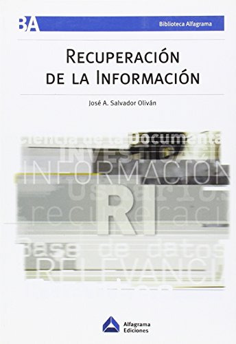 Libro Recuperación De La Información De Jose Antonio Salvado