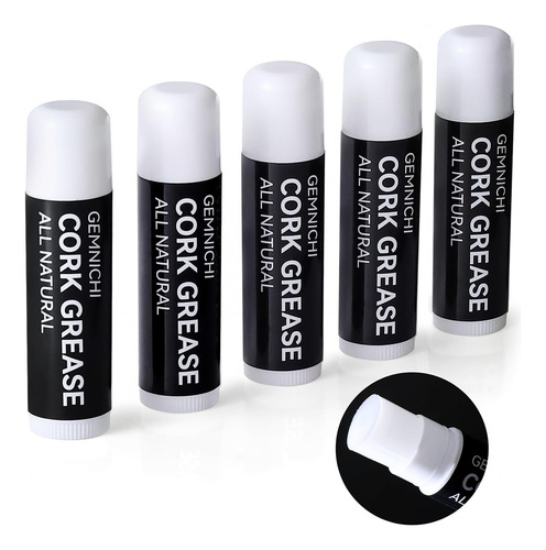 Clarinet Cork Grease 5 Pack, All-natural Cork Grease