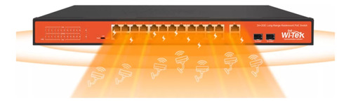 Switch 24 Poe + 2 Sfp Giga Fibra + 2 Rj45 Giga Cobre 250 Wat