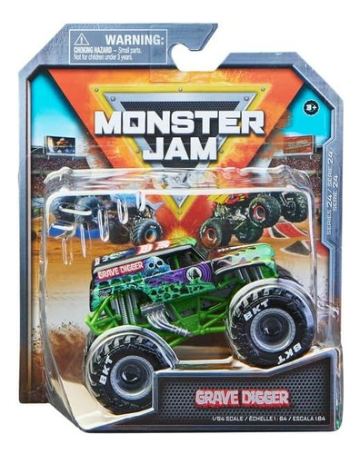 Monster Jam Grave Digger World Finals Series 24, 1:64 Camión