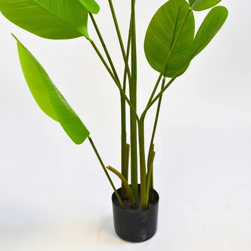 Planta Artificial Strelitzia Nicolai Hiperrealista Xl 180cm Color Verde